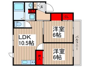 レジデンスくすのき台の物件間取画像